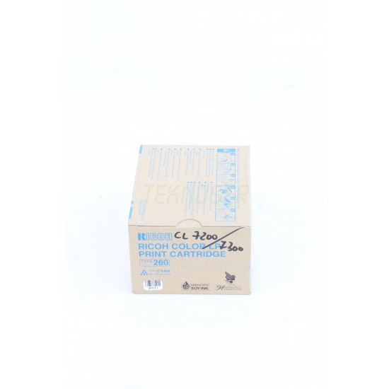 Ricoh Type 260 Orijinal Mavi Toner CL 7200-7300