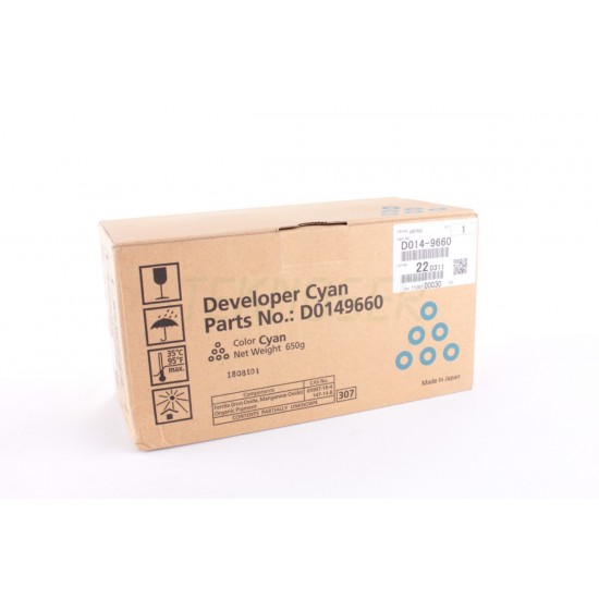 Ricoh D0149660 Orijinal Mavi Developer MP C6000-7500 Ricoh D0149660 Orijinal Mavi Developer MP C6000-7500