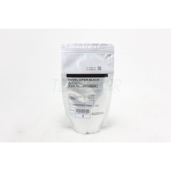 Ricoh Pro C651-751 Orijinal Siyah Developer (D0749640) Ricoh Pro C651-751 Orijinal Siyah Developer (D0749640)