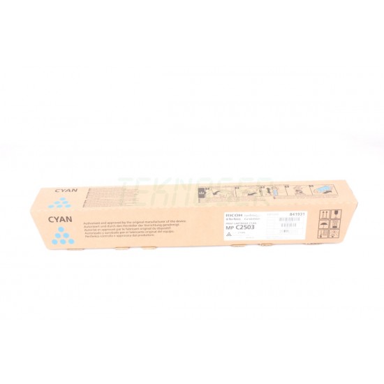 Ricoh MP C 2503 Orijinal Mavi Toner MP C2003-2504-2011-2004 (Standart Kapasite)