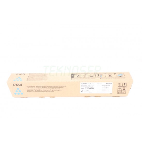 Ricoh MP C 2503H Orijinal Mavi Toner MP C2003-2504-2011-2004 (Yüksek Kapasite)
